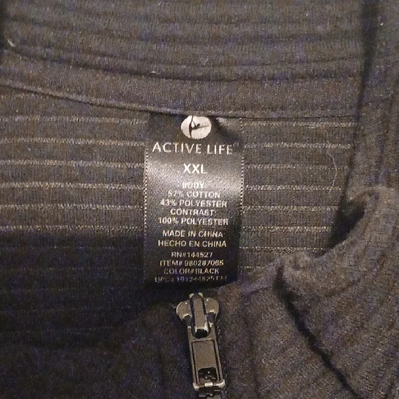 Active Life Charcoal Zip-Up Jacket - Picture 5 of 5